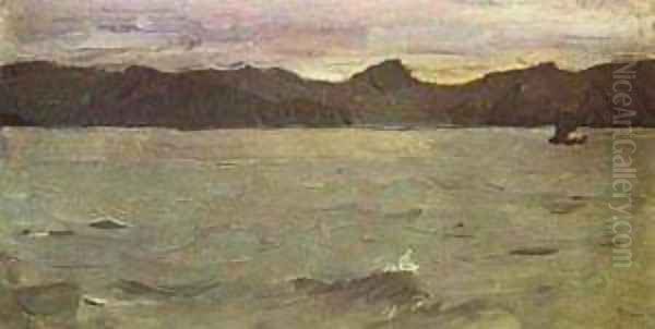 The White Sea 1894 Oil Painting by Valentin Aleksandrovich Serov