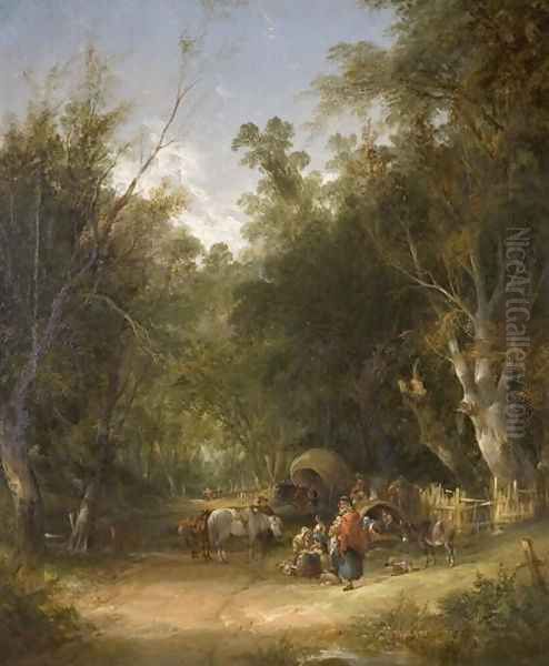 The Gypsy Tent Oil Painting by William Joseph Shayer