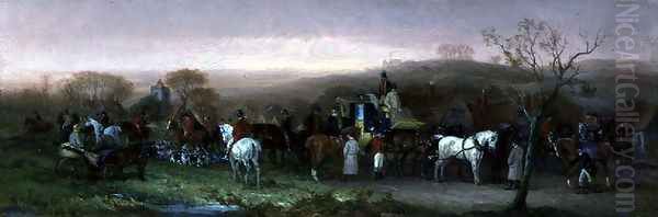 The Meet, 1884 Oil Painting by William Joseph Shayer