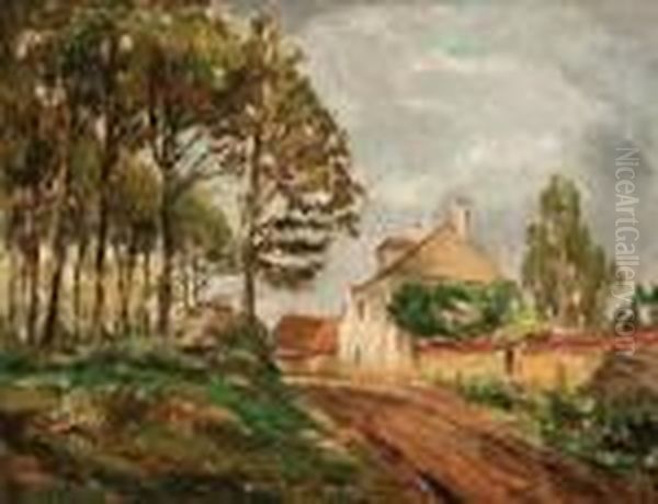 Country Road Oil Painting by Bonny Rupert