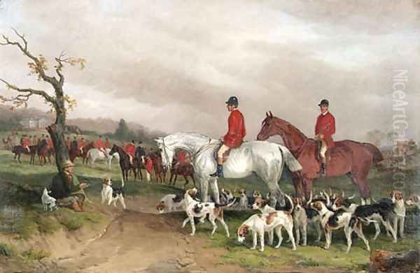 The Meet Oil Painting by William Joseph Shayer