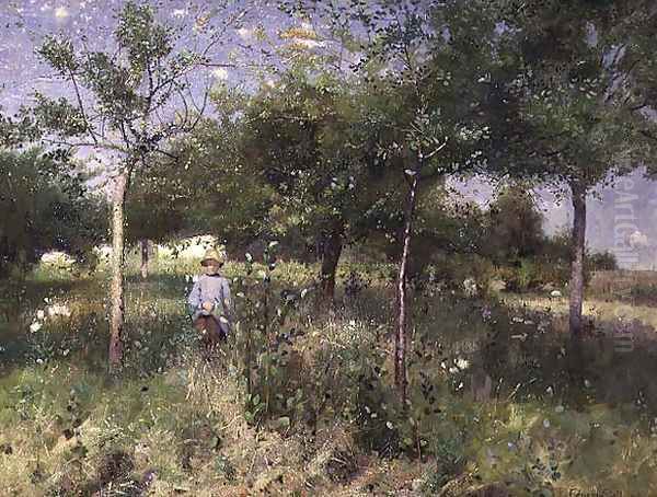 The High Grasses, 1883 Oil Painting by Edward Stott