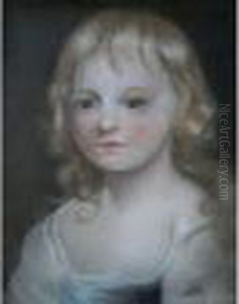 Portrait Of A Child Oil Painting by John Russell