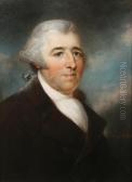 Portrait Of Mr Howarth Oil Painting by John Russell