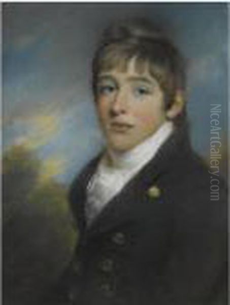 Portrait Of George Sydenham Oil Painting by John Russell