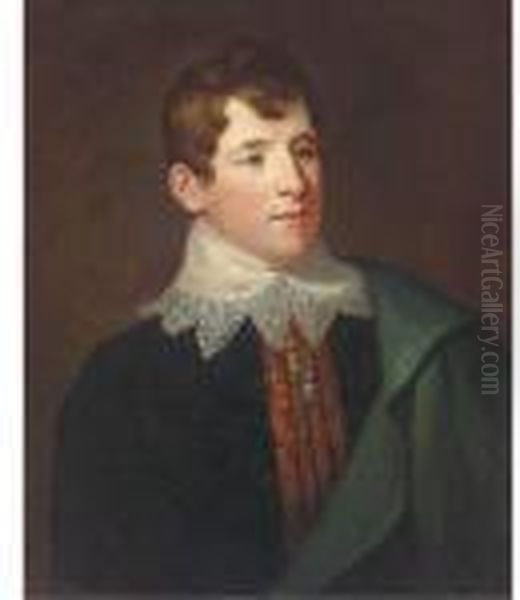 Portrait Of Charles Kemble (1775 Oil Painting by John Russell