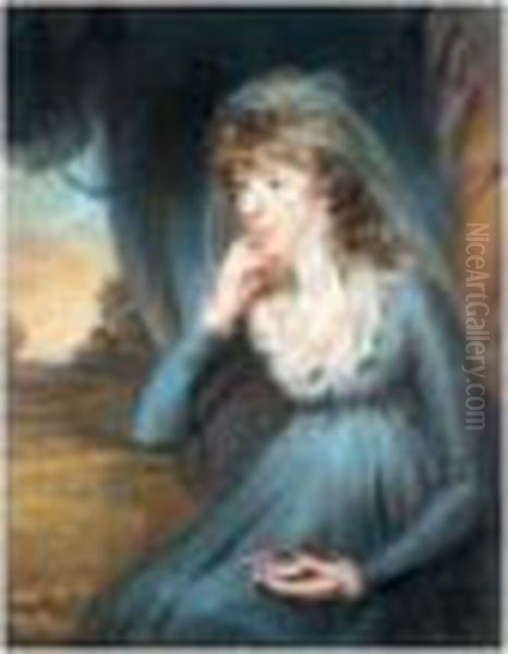 Fanny Wilson: Mrs Bosville Of Thorpe Oil Painting by John Russell