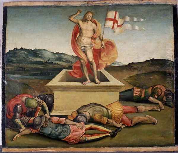 The Resurrection of Christ, c.1507 Oil Painting by Luca Signorelli