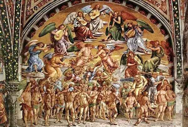 The Elect Oil Painting by Luca Signorelli