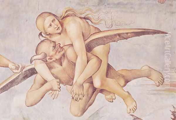 One of the Damned Riding on a Devil, from the Last Judgement Oil Painting by Luca Signorelli