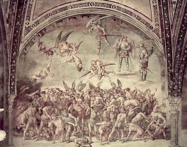 Last Judgement, the Damned, 1499-1502 Oil Painting by Luca Signorelli