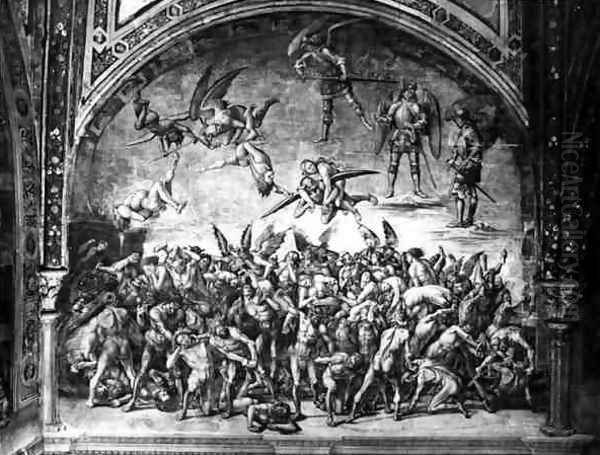 The Damned, from the Last Judgement Oil Painting by Luca Signorelli