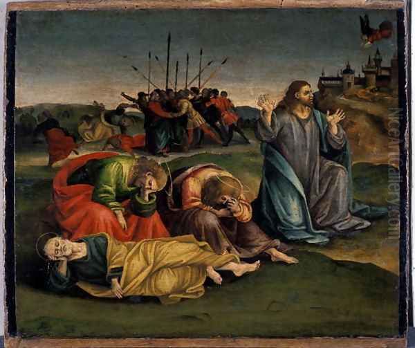 Christ on the Mount of Olives, c.1507 Oil Painting by Luca Signorelli