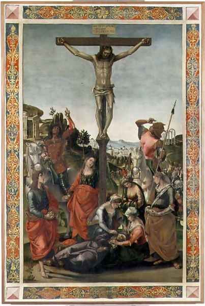 Crucifixion Oil Painting by Luca Signorelli