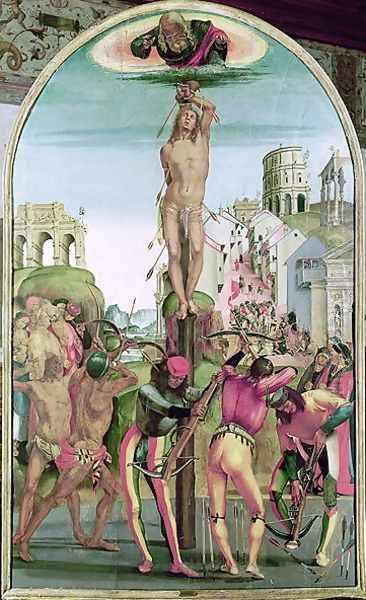 The Martyrdom of St. Sebastian Oil Painting by Luca Signorelli