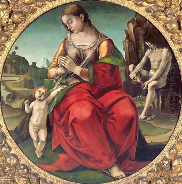 Virgin and Child Oil Painting by Luca Signorelli