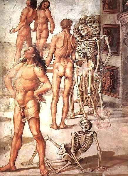 Resurrection of the Flesh (detail) 4 Oil Painting by Luca Signorelli