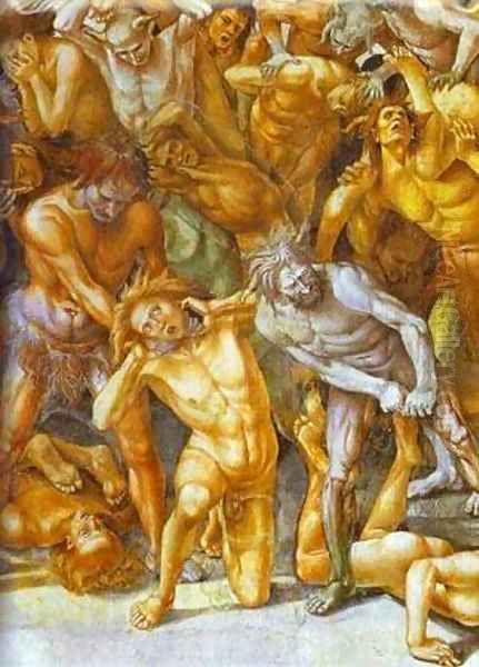 The Hell Detail 1499-1503 Oil Painting by Luca Signorelli