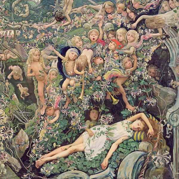 A Fairy Tale Oil Painting by Mark Lancelot Symons