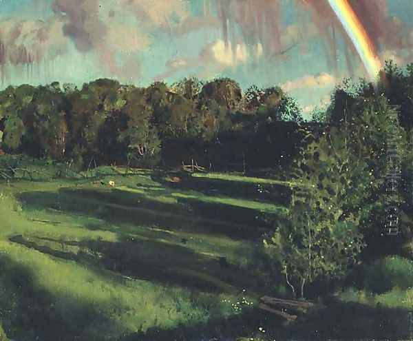 Twilight Theme, 1900 Oil Painting by Konstantin Andreevic Somov