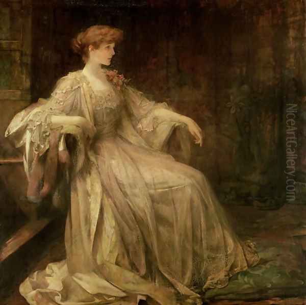 Violet, Duchess of Rutland Oil Painting by James Jebusa Shannon