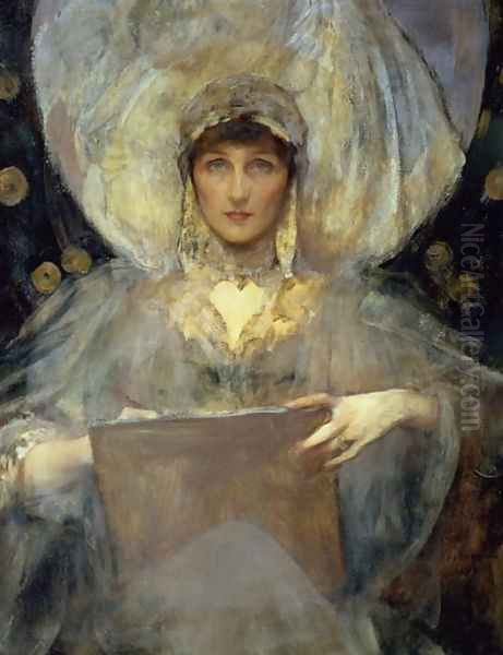 Violet, Duchess of Rutland 2 Oil Painting by James Jebusa Shannon