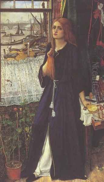 Thoughts of the Past Oil Painting by John Roddam Spencer Stanhope