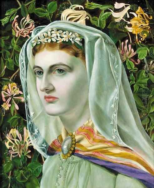 A Medieval beauty Oil Painting by Emma Sandys