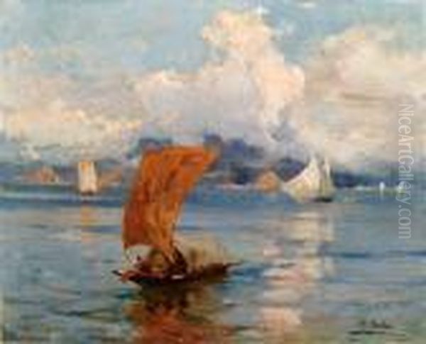 Sul Lago Maggiore Oil Painting by Paolo Sala