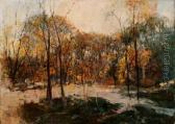 Parco Di Monza Oil Painting by Paolo Sala