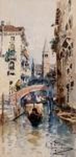 Canale Veneziano Oil Painting by Paolo Sala