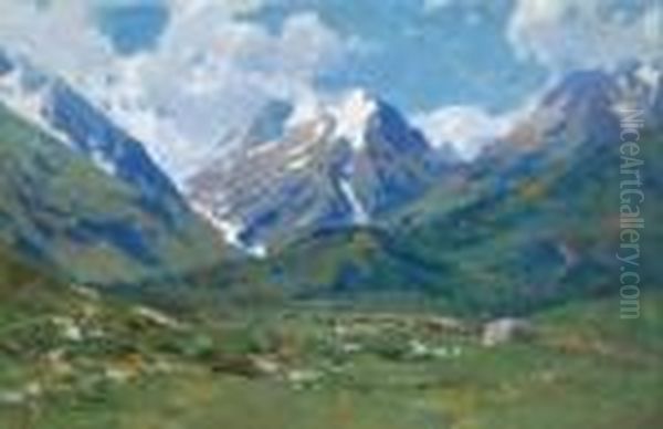 Paesaggio Montano Oil Painting by Paolo Sala