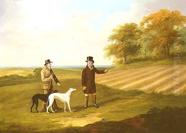 Finding, a Coursing Scene, 1816 Oil Painting by John Nost Sartorius