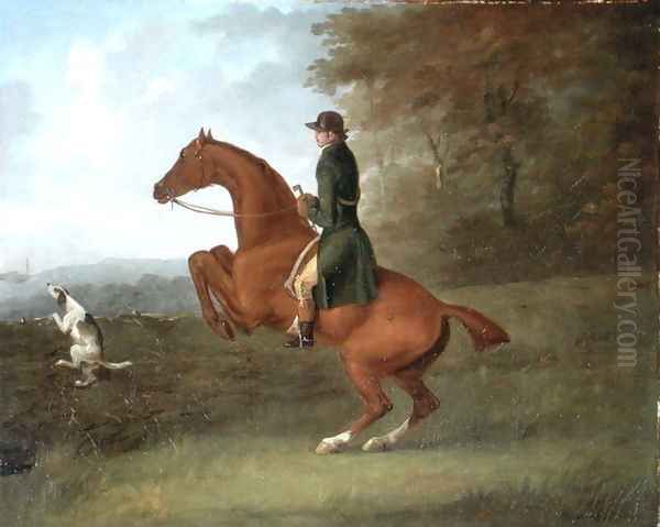 Hunting Scene Oil Painting by John Nost Sartorius