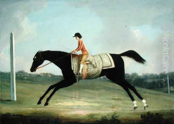 Borlase Cokayne as a Boy riding Sultana, 1751 Oil Painting by Thomas Smith of Derby