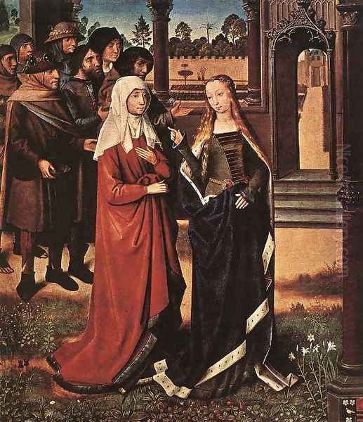 Scene from the St Lucy Legend 1480 Oil Painting by Master of the Saint Lucy Legend