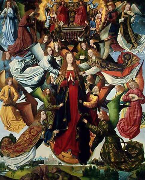 Mary, Queen of Heaven c. 1485-1500 Oil Painting by Master of the Saint Lucy Legend