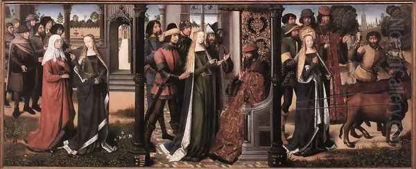 Legend of St Lucy 1480 Oil Painting by Master of the Saint Lucy Legend