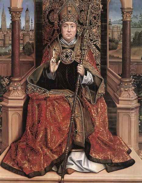 St Nicholas Altarpiece (central panel) Oil Painting by Master of the Saint Lucy Legend