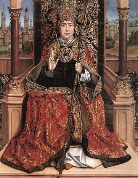 St Nicholas Altarpiece (central panel) 2 Oil Painting by Master of the Saint Lucy Legend