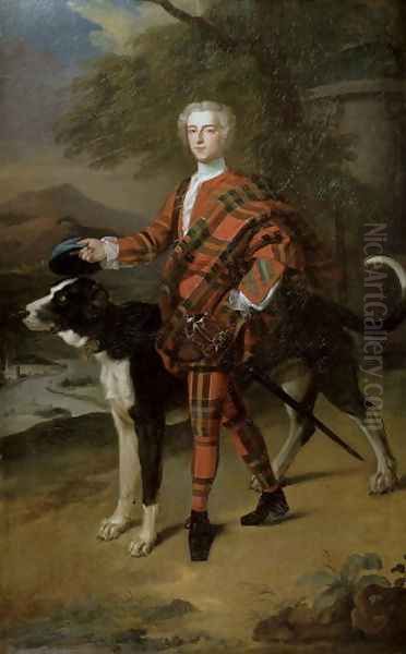 Portrait of John Campbell 1696-1782 Lord Glenorchy, Later 3rd Earl of Breadalbane, 1720s Oil Painting by Enoch Seeman