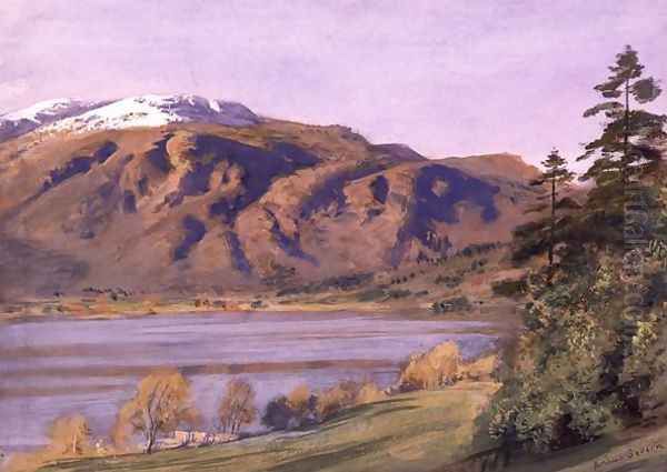 Coniston Oil Painting by Joseph Arthur Palliser Severn