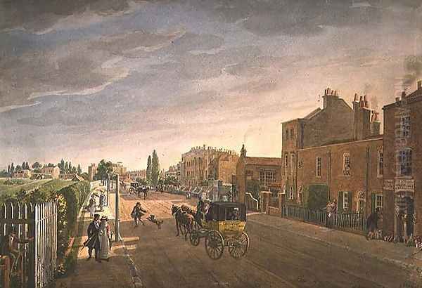 Brompton, London, 1822 Oil Painting by George the Elder Scharf