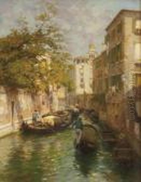 Venezia Oil Painting by Rubens Santoro