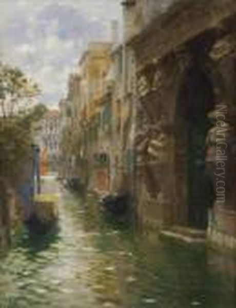 Venezia Oil Painting by Rubens Santoro