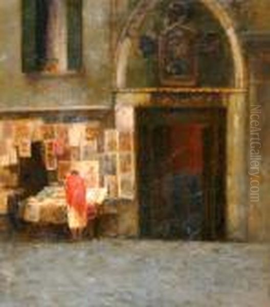 La Bottega Oil Painting by Rubens Santoro