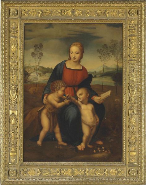 The Madonna Of The Goldfinch Oil Painting by Raphael (Raffaello Sanzio of Urbino)