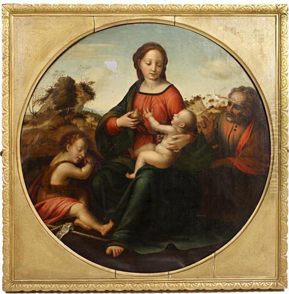 Madonna And Child Oil Painting by Raphael (Raffaello Sanzio of Urbino)