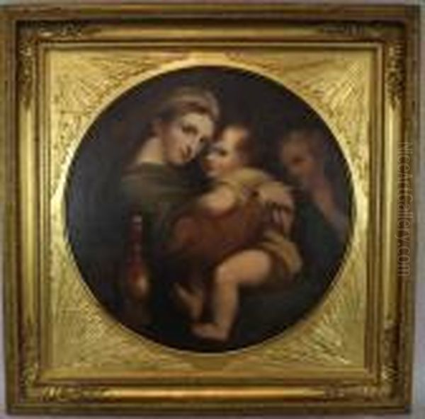 Madonna Della Sedia Oil Painting by Raphael (Raffaello Sanzio of Urbino)