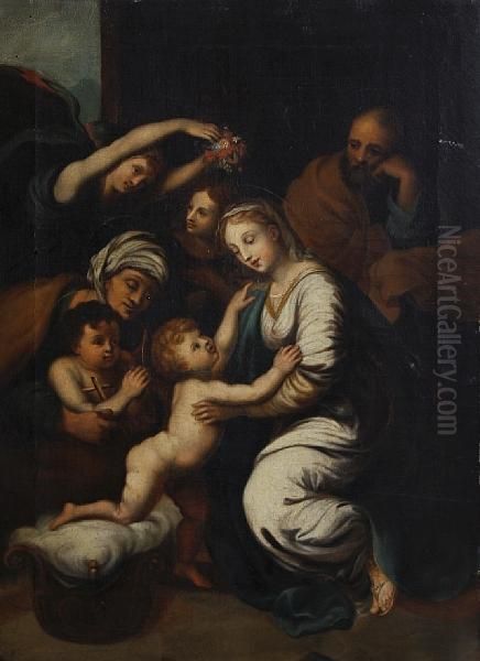 The Holy Family Of Francis I Oil Painting by Raphael (Raffaello Sanzio of Urbino)